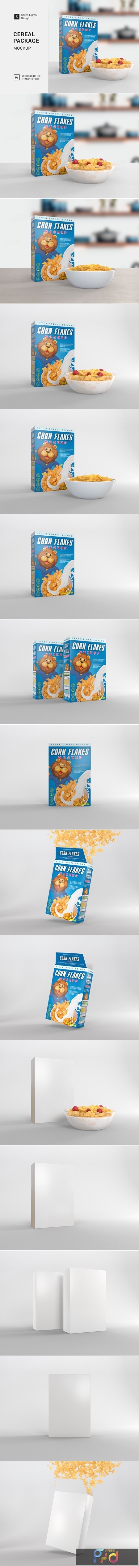 Cereal Package Mockup