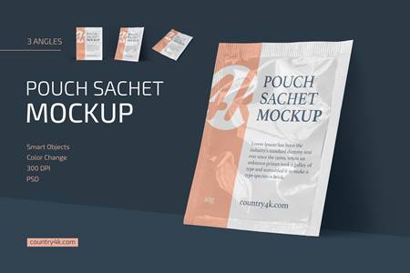 Download Pouch Sachet Mockup Set 4716248 Freepsdvn PSD Mockup Templates