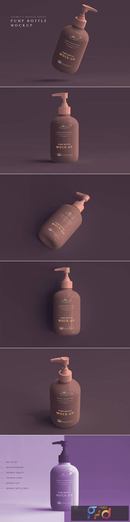 Pump Bottle Mockup