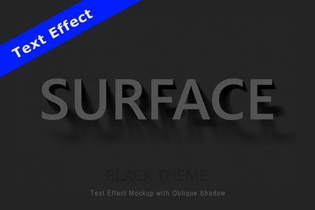 Freepsdvn.com 2004188 Photoshop Text Effect Mockup Oblique Shadow 4694606 Cover