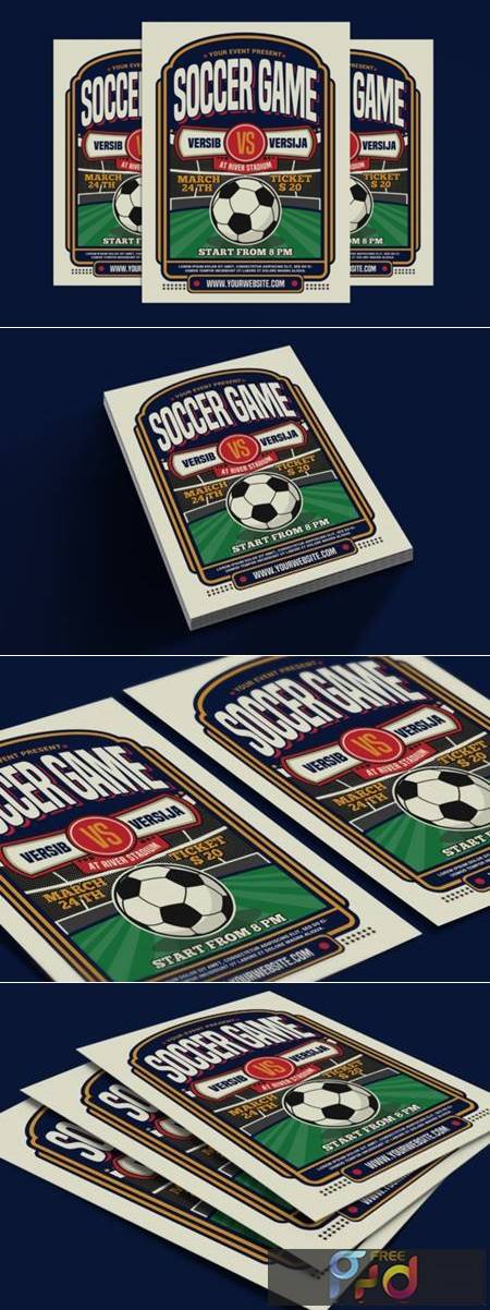 Soccer Game Sport Flyer 3786537 1