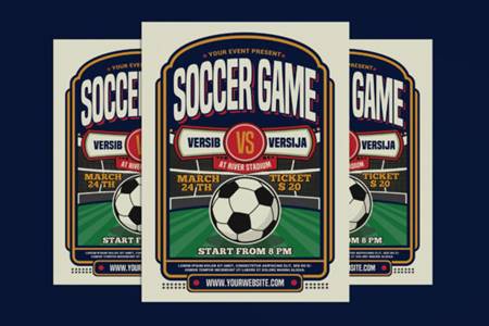 FreePsdVn.com 2004262 TEMPLATE soccer game sport flyer 3786537 cover