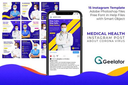 Download Medical Health Instagram Post 3821527 Freepsdvn SVG Cut Files