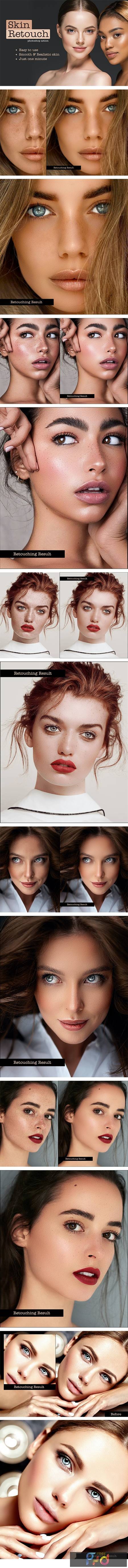 Realistic Skin Retouching PS Action