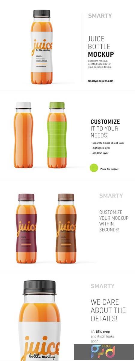 Carrot juice bottle mockup 4816116 1