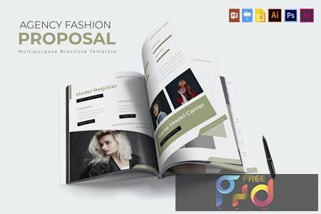 Agency Fashion - Brochure Template X64MKF4 1