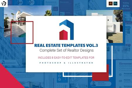 FreePsdVn.com 2005108 TEMPLATE real estate templates pack vol3 4410440 cover