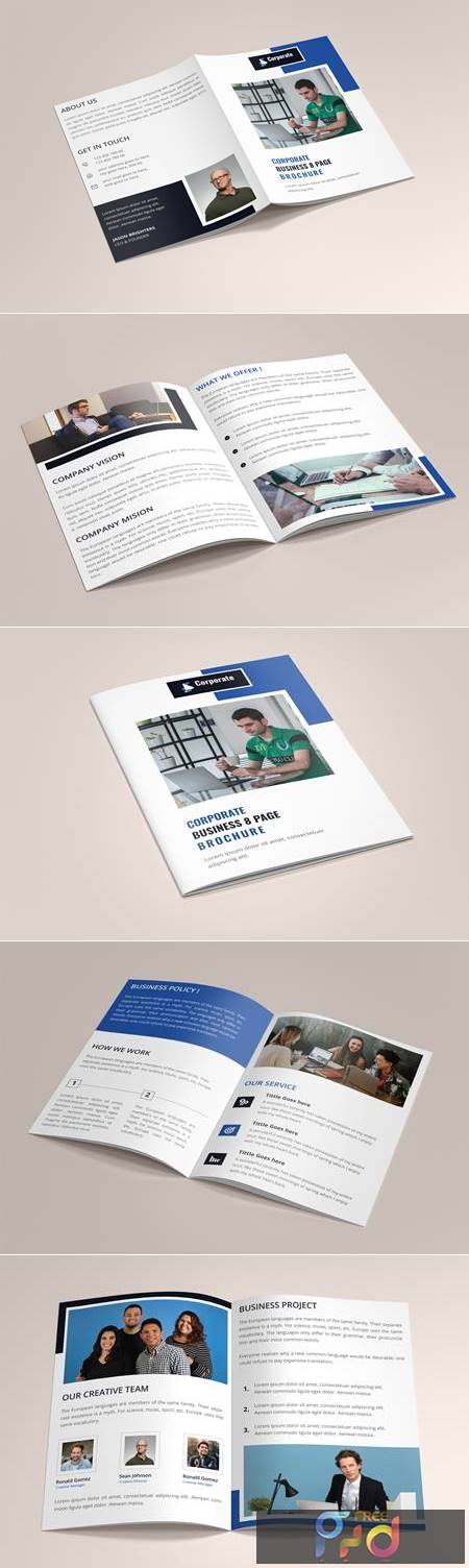 Corporate 8 Pages Brochure Template 4716289 1