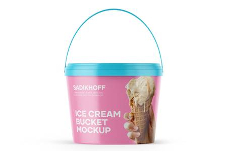 Download Matte Ice Cream Bucket Mockup 4037945 - FreePSDvn