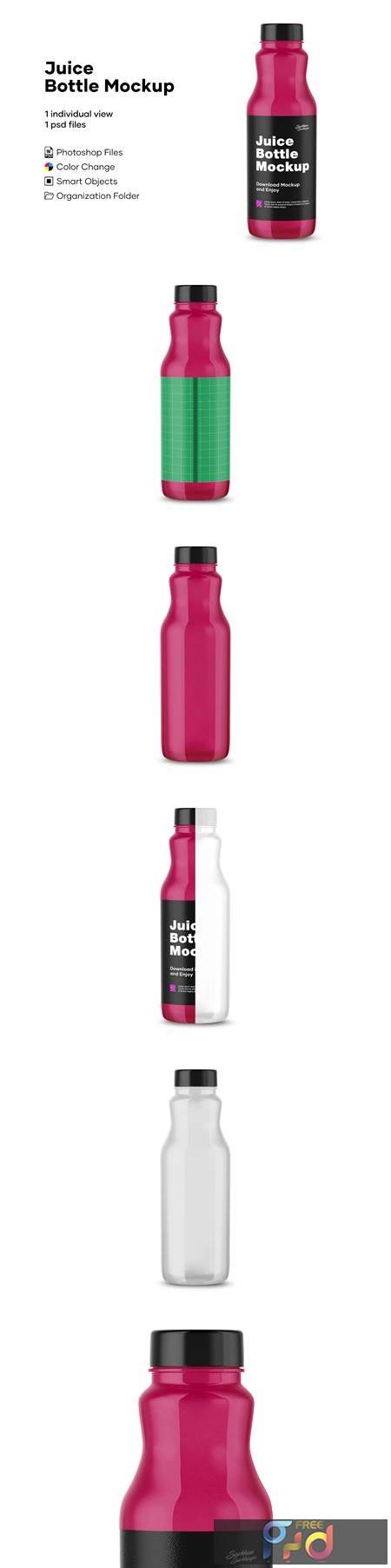 Clear Glass Bottle with Cherry Juice 4902442 1