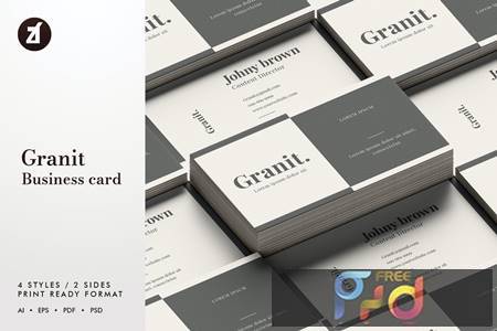 Granit - Business card template J59H5MB 1