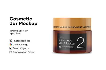 Download Free Cosmetic Jar Mockup 4888304 Freepsdvn PSD Mockups.