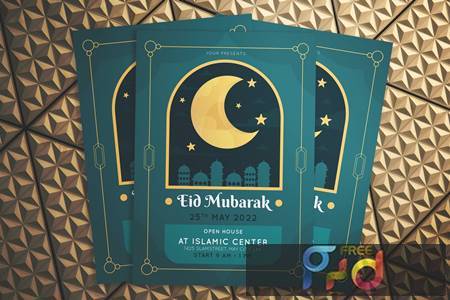 Eid Mubarak Flyer SN3Q3MN 1