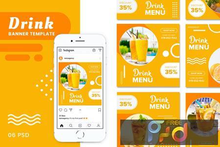 Drink Banners Templates SY4MHJP 1