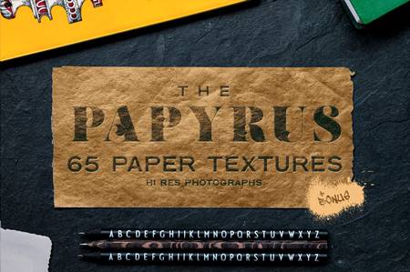 Freepsdvn.com 2005511 Action The Papyrus 65 Paper Textures 4930218 Cover