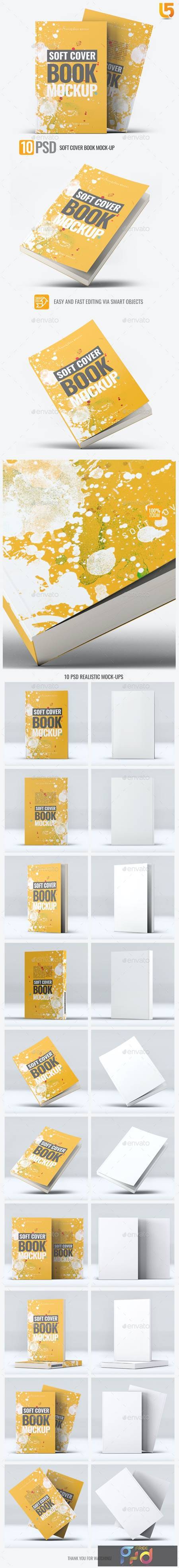 Soft Cover Book Mock-Up