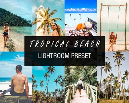 FreePsdVn.com 2006231 PRESET tropical beach lightroom preset 4653890 cover