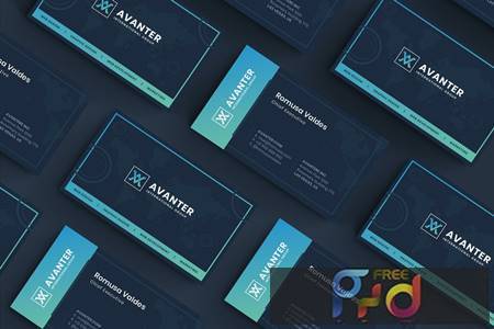 Download Free Business Cards Phbsn2c Freepsdvn PSD Mockup Template