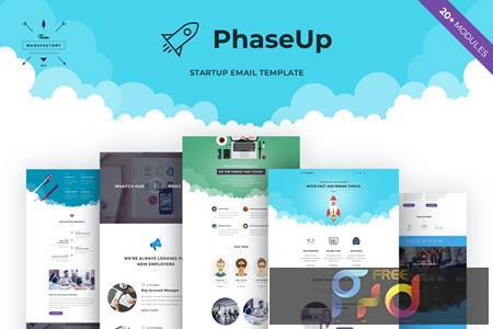 PhaseUp - Startup E-newsletter Template FWS7M7H 1