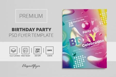FreePsdVn.com 2006379 TEMPLATE birthday party premium psd flyer template 116868 cover