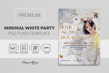 FreePsdVn.com 2006385 TEMPLATE minimal white party premium psd flyer template 117080 cover