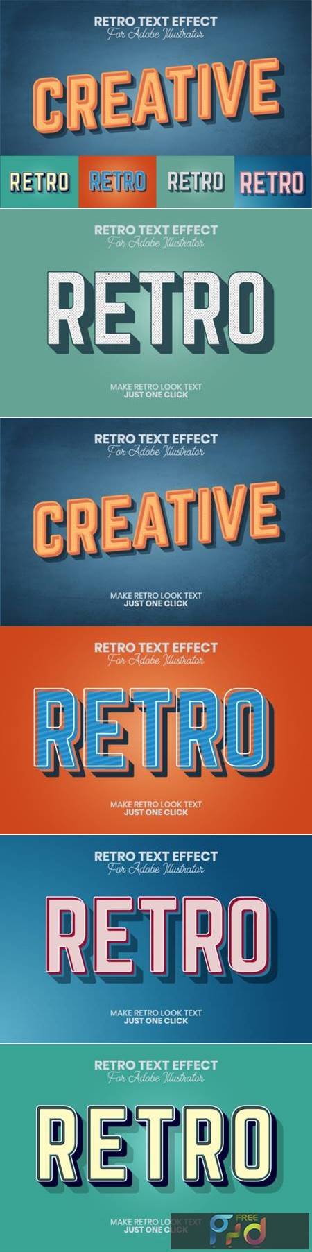 Retro Text Effect for Illustrator 4405404 1