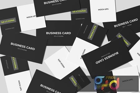 Business Card Mockup Spread Style LMF976F 1