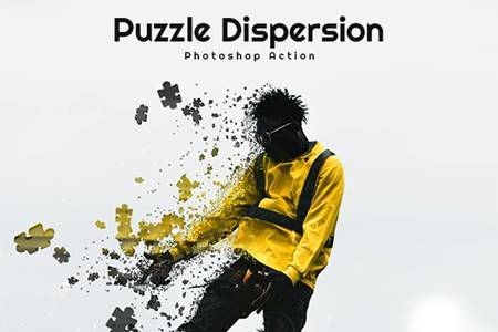 FreePsdVn.com 2018071 ACTION puzzle dispersion photoshop action 26396228 cover