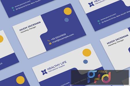 Medical healthy business card 6X7W9FL 1
