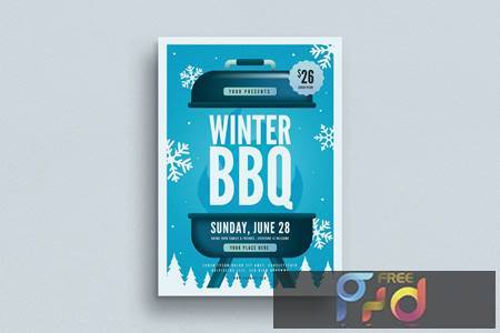 Winter BBQ Event Flyer HULMHZ 1