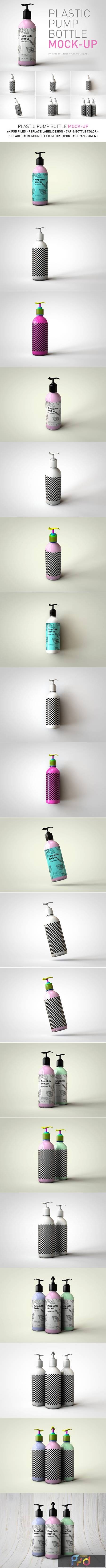 Plastic Pump Bottle Mock-Up 4823852 1