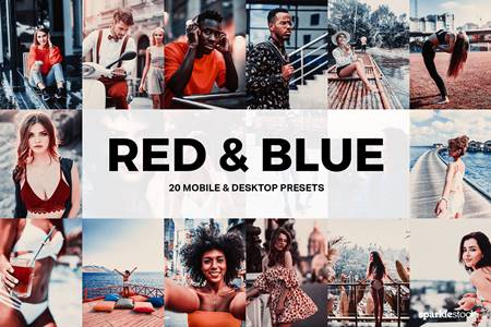 FreePsdVn.com 2007461 PRESET 20 red and blue lightroom presets and luts 673160 cover
