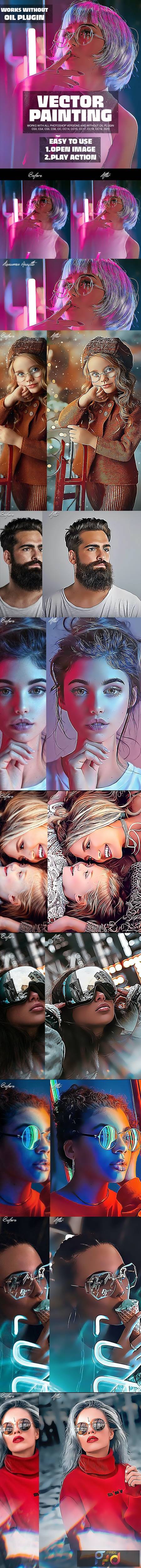 Vector Painting Photoshop Action 26527521 1