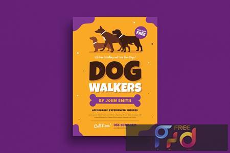 Dog Walkers Flyer 8GE3FF 1