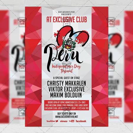 FreePsdVn.com 2007566 TEMPLATE peruvian independence day festival club a5 flyer template 20167 cover