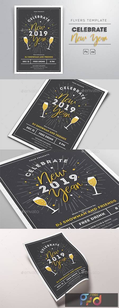 New Year 2019 Flyers 22977993 1