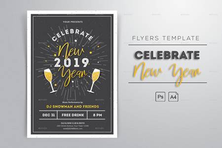 FreePsdVn.com 2008250 TEMPLATE new year 2019 flyers 22977993 cover