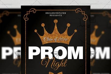 FreePsdVn.com 2008390 TEMPLATE prom night flyer seasonal a5 template 19489 cover