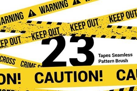 FreePsdVn.com 2008402 VECTOR 23 caution tapes seamless pattern brush 27771011 cover