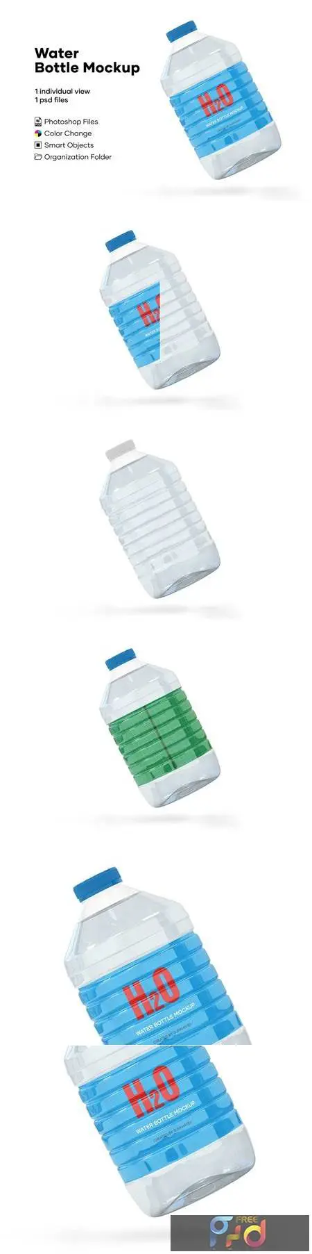Download 5l Clear Pet Water Bottle Mockup 5233942 Freepsdvn