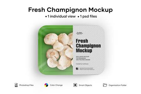 Download Plastic Tray With Champignon Mockup 5242199 Freepsdvn Yellowimages Mockups