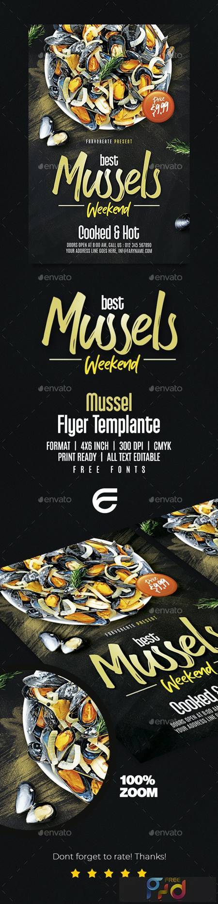 FreePsdVn.com 2009128 TEMPLATE mussels seafood flyer template 26093306
