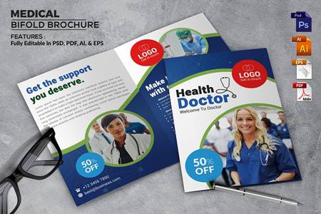 FreePsdVn.com 2009361 TEMPLATE medical bifold brochure 4554212 cover