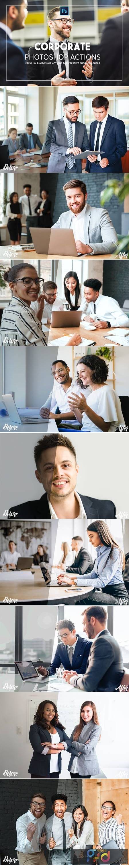 Corporate Photoshop actions