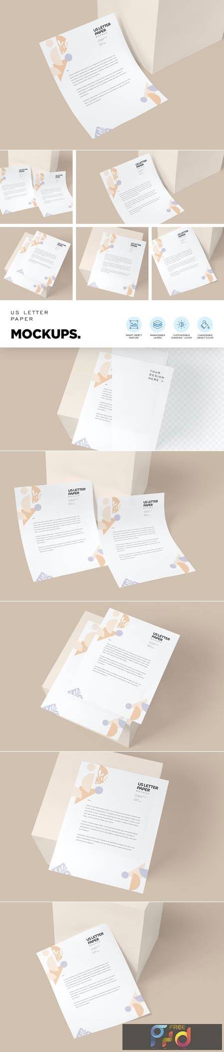 Download Us Letter Paper Mockups Sve27ba Freepsdvn Yellowimages Mockups