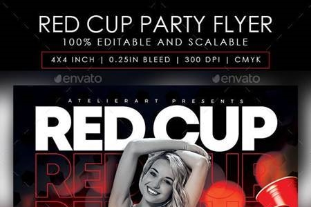 FreePsdVn.com 2010144 TEMPLATE red cup party flyer 28430298 cover