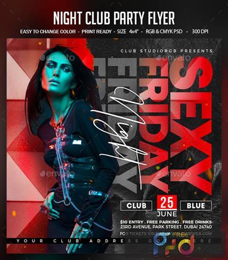 FreePsdVn.com 2010170 TEMPLATE night club party flyer 28450646