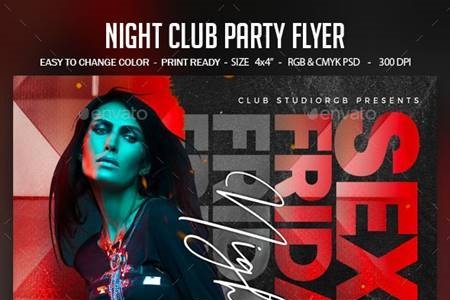 FreePsdVn.com 2010170 TEMPLATE night club party flyer 28450646 cover