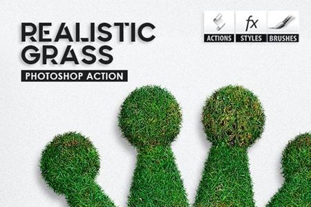 FreePsdVn.com 2010323 ACTION realistic grass photoshop actions 28288665 cover