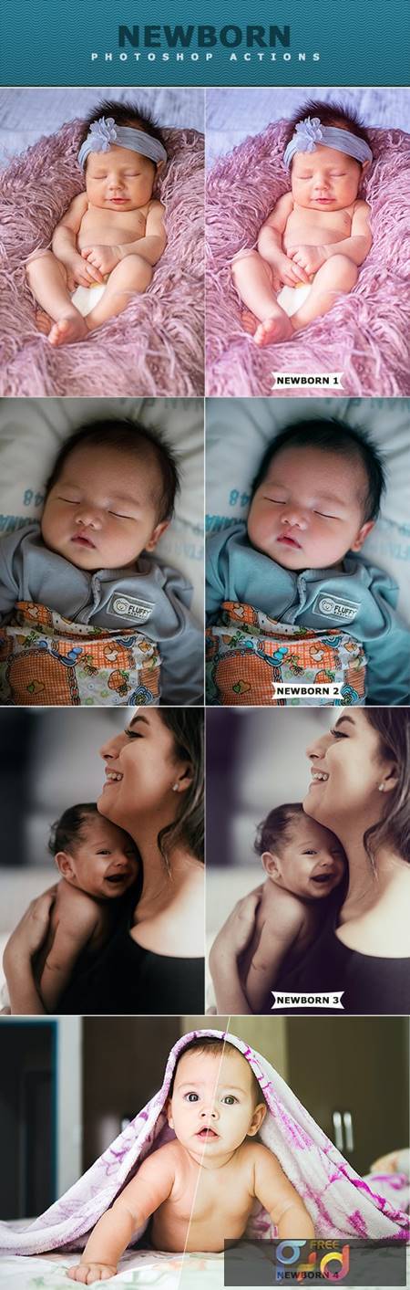 Newborn Photoshop Actions